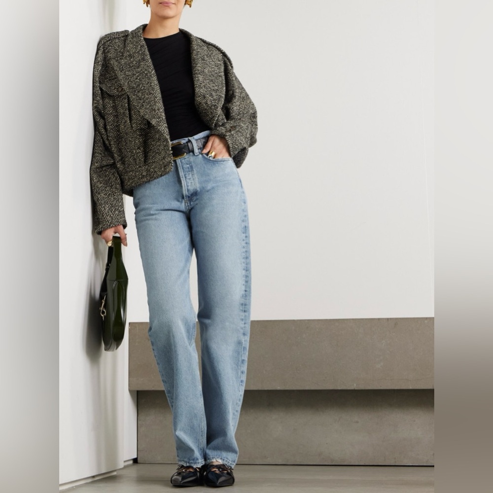 AGOLDE Kelly high-rise straight leg jeans